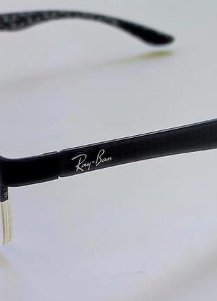 Оригинальная оправа ray-ban rx8412 carbon fibre (полуободковая)