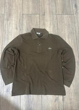 Чоловіче поло lacoste, в коричневому кольорі, розмір м