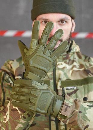 Перчатки тактические m-pact олива вт6343