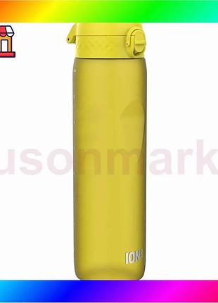 Bs пляшка для води best mix ion8 1000 мл. (еко пляшка) bpa free, yellow bas77/n