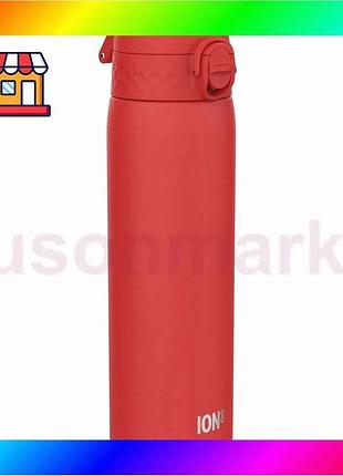 Bs пляшка для води best mix металева вакуумна ion8 500 мл. vacuum insulated, red bas77/n