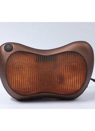 Массажер, массажная подушка для дома и машины massage pillow chm-8028 (8 роликов)