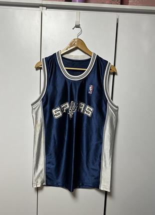 Майка футболка nba jerseys spurs vintage sports