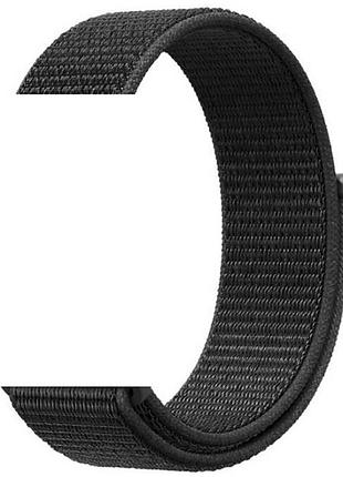 Ремінець nylon для smart watch 20mm чорний / black