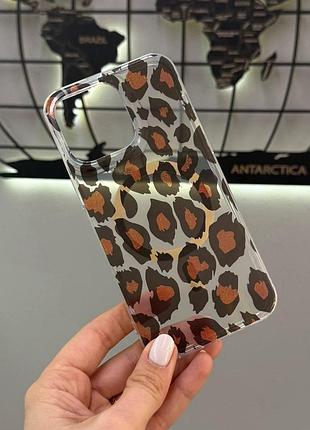 Чехол силиконовый на iphone 15 pro max с рисунком, полупрозрачный чехол-накладка на iphone 15 pro max с принтом