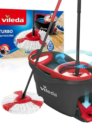 Набір для прибирання vileda 177848 turbo 2в1 microfibre