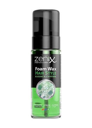 Воск-пенка для укладки волос zenix "микс трав", 150 мл (liv412207)