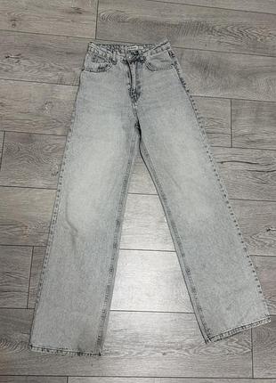 Джинси it’s basic. жіночі. колір:сірий, розмір: eur 32. матеріал: 100% cotton.