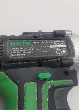 Шуруповерт б/у rztk rd 1220li 8