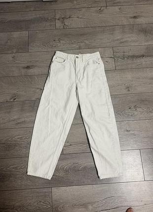 Білі джинси жіночі. розмір 32/xs. 100% cotton.