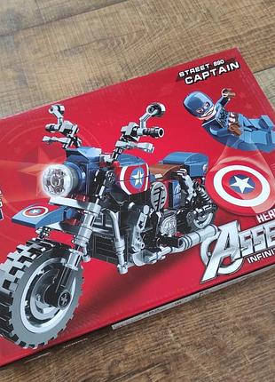 🧱 конструктор "captain street 880" 🦸‍♂️🏍️ 4