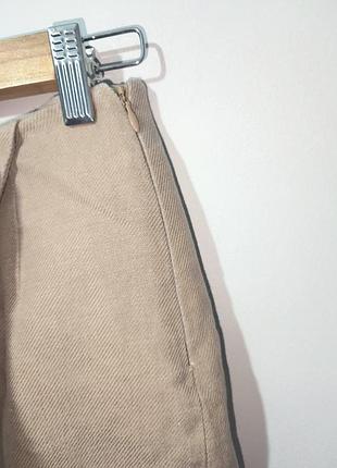 Massimo dutti спідниця карандаш льон бавовна 8