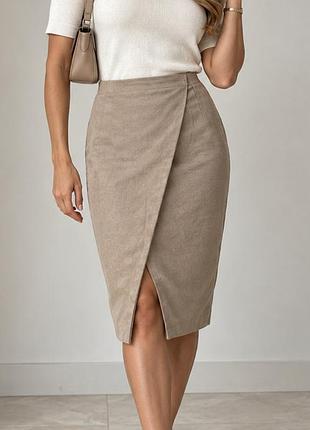 Massimo dutti юбка карандаш лен хлопок