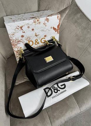 Шкіряна сумка dolce & gabbana