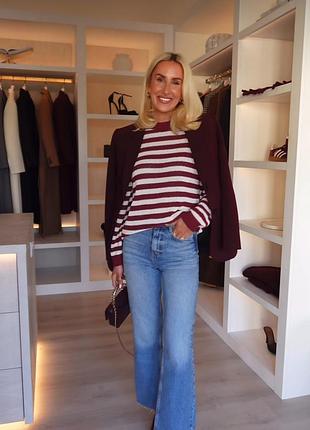 Смугастий светр zara