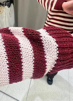 Смугастий светр zara 6