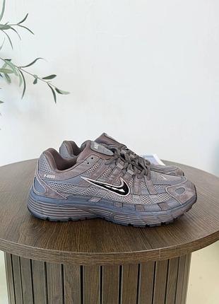 Чоловічі кросівки nike p-6000 brown cordura найк коричневого кольору