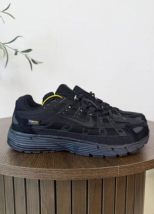 Чоловічі кросівки nike p-6000 cordura black найк чорного кольору