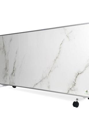Обігрівач керамічний ecoteplo air 1500вт el до 30кв.м з програматором білий мармур