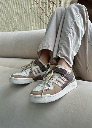 Adidas forum low clear brown 37