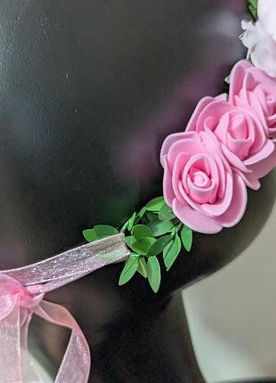 🌸 нежный цветочный венок для девочки 🌸 3