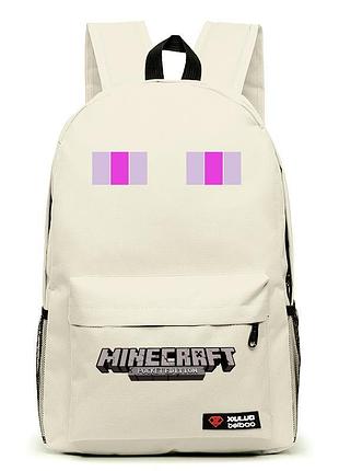 Рюкзак minecraft детский стильный 🤍🩷 2