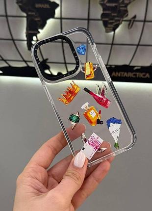 Чехол силиконовый на iphone 15 pro с рисунком, полупрозрачный чехол-накладка на iphone 15 pro с принтом