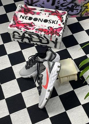 Кроссовки nike renew element 55 (gs) на подростковую размерную сетку, идеально подходящую на женскую стопу
