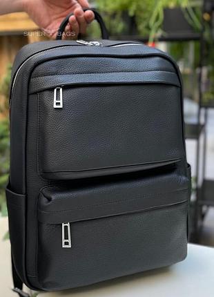 Мужской кожаный рюкзак для ноутбука и путешествий tiding bag sb-133863