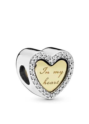 Шарм pandora "в моем сердце" 767606cz 5