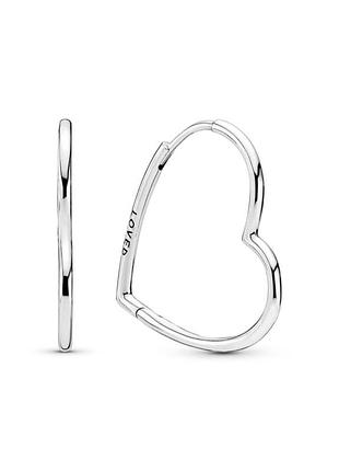 Сережки pandora "невичерпне кохання" 297822