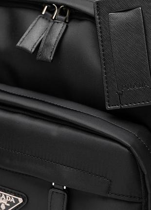 💎 prada re-nylon and saffiano leather backpack 3