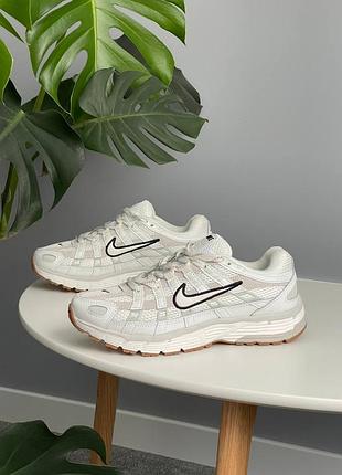Кроссовки nike p-6000'summit white light bone' 9