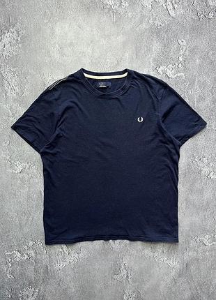 Vintage винтажная футболка fred perry фред перри big logo casual кэжуал size xl