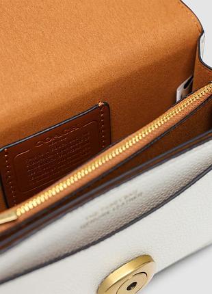 💎 coach tabby shoulder bag 20 brass/chalk 3