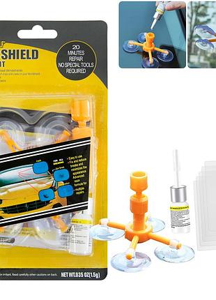 Набор для ремонта лобового стекла от трещин и сколов "windshield repair kit", ремкомплект для стекла