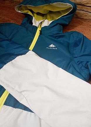 Ветровка куртка quechua decathlon 131-140 см (8-9 лет) трехцветная оригинал