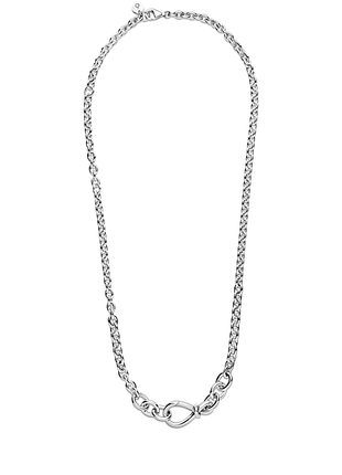 Серебряное колье "цепь бесконечности" 398902c00