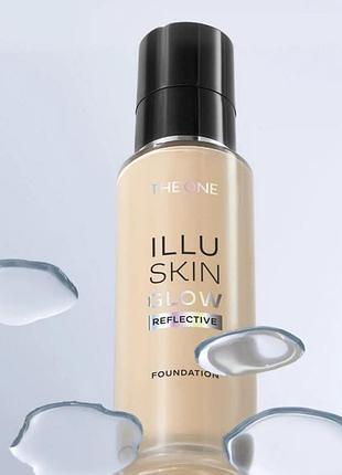 Тональная основа с эффектом сияния the one illuskin glow reflective код 46332