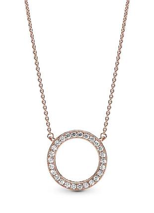 Ожерелье pandora "сияющий круг" 580515cz