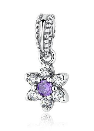 Срібна намистина-підвіска пандора