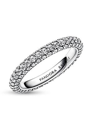 Кольцо pandora "ряд паве" 192627c01 2