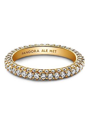 Каблучка pandora "рядочок паве" 162627c01 2