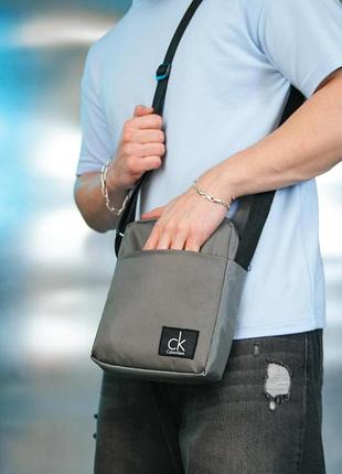 Борсетка calvin klein 1000d серая var2 #