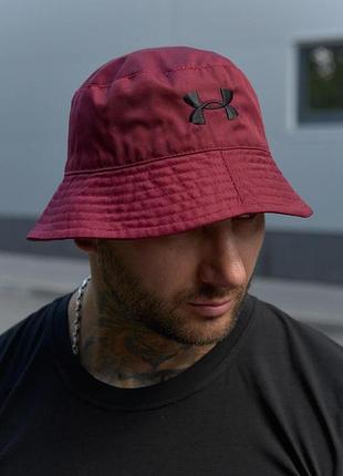 Панама бавовняна базова under armour бордова #