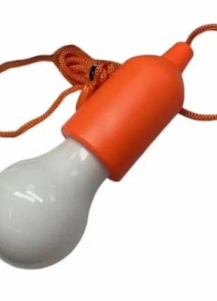 Ліхтар-лампочка bailong bl-15418 • підвісний led-ліхтар bailong bl-15418 на шнурку та 3 батарейках aaa для дому й кемпінгу