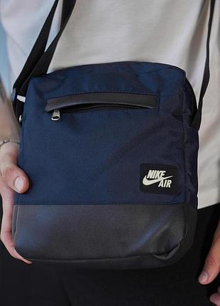 Барсетка nike "unique" 1000d синя # 3