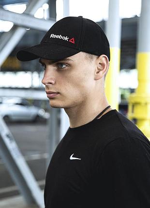 Кепка мужская reebok черная с маленьким лого