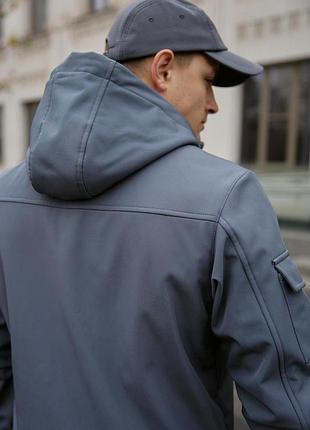 Куртка чоловіча soft shell intruder сіра 3