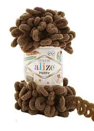 Пряжа puffy 534 5шт/уп 100% микрополиэстер 100г 9,2м тм alize